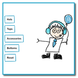 Beep Beep Dress-Up game